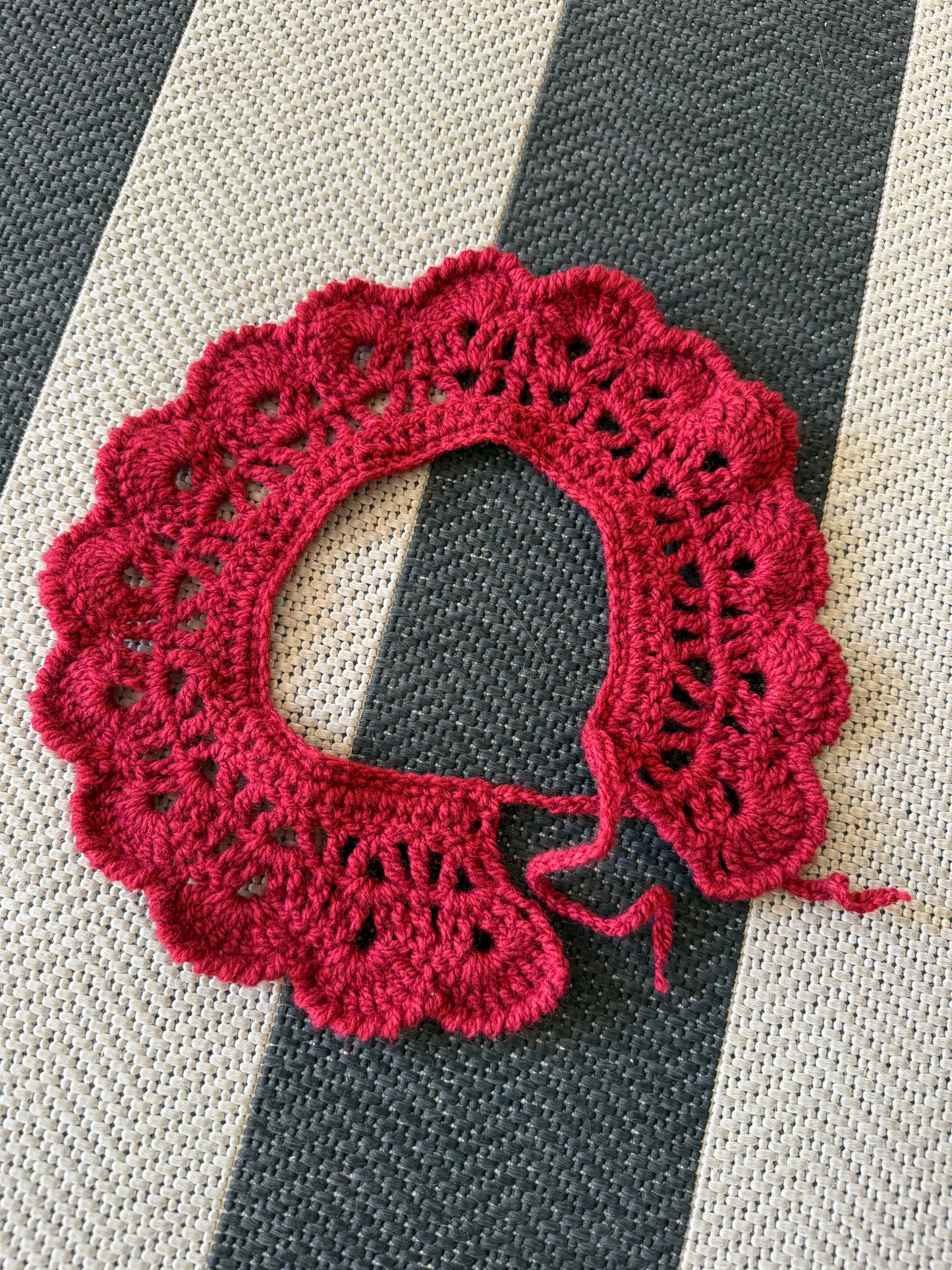 Cuello Ronda Crochet de Lana | Cuello Tejido Elegante y Cálido